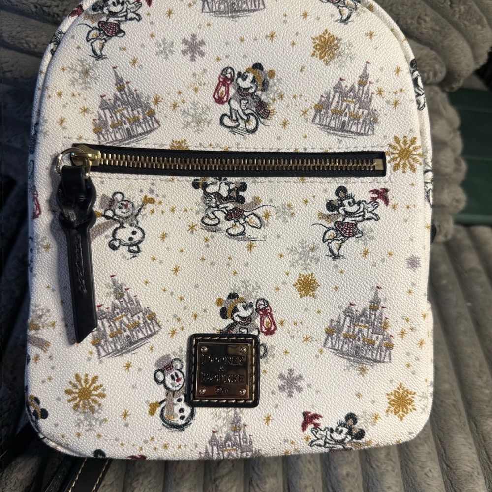Dooney & Bourke White Backpack with Disney Print